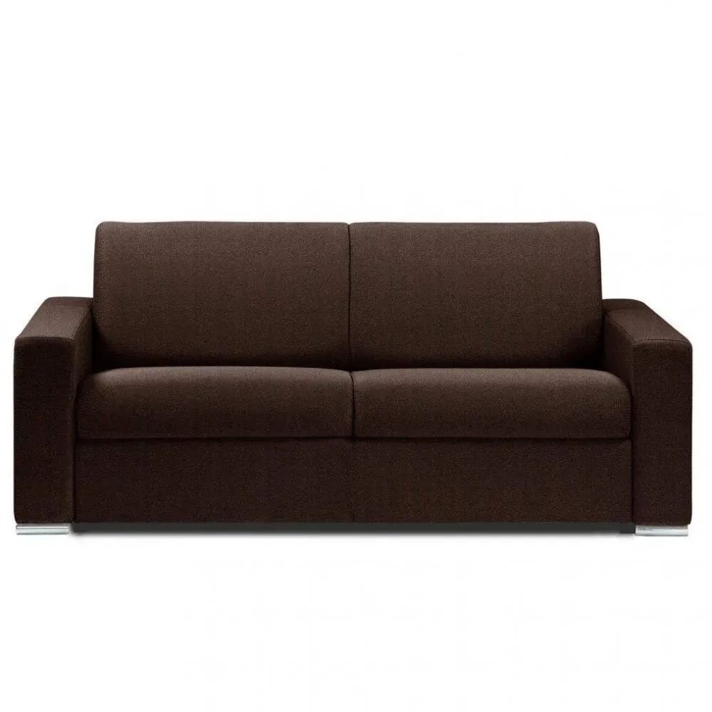 Canapé fixe DREAMER 3 places maxi 215 cm velours velluto brun