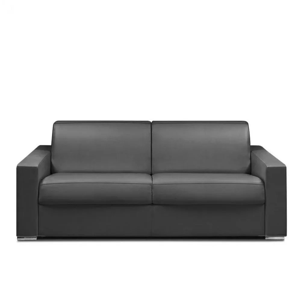 Canapé fixe DREAMER 3 places 195 cm cuir regent graphite