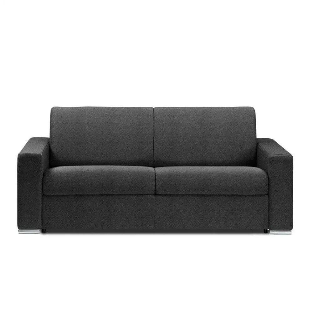 Canapé fixe DREAMER 3 places maxi 215 cm bouclettes loop graphite