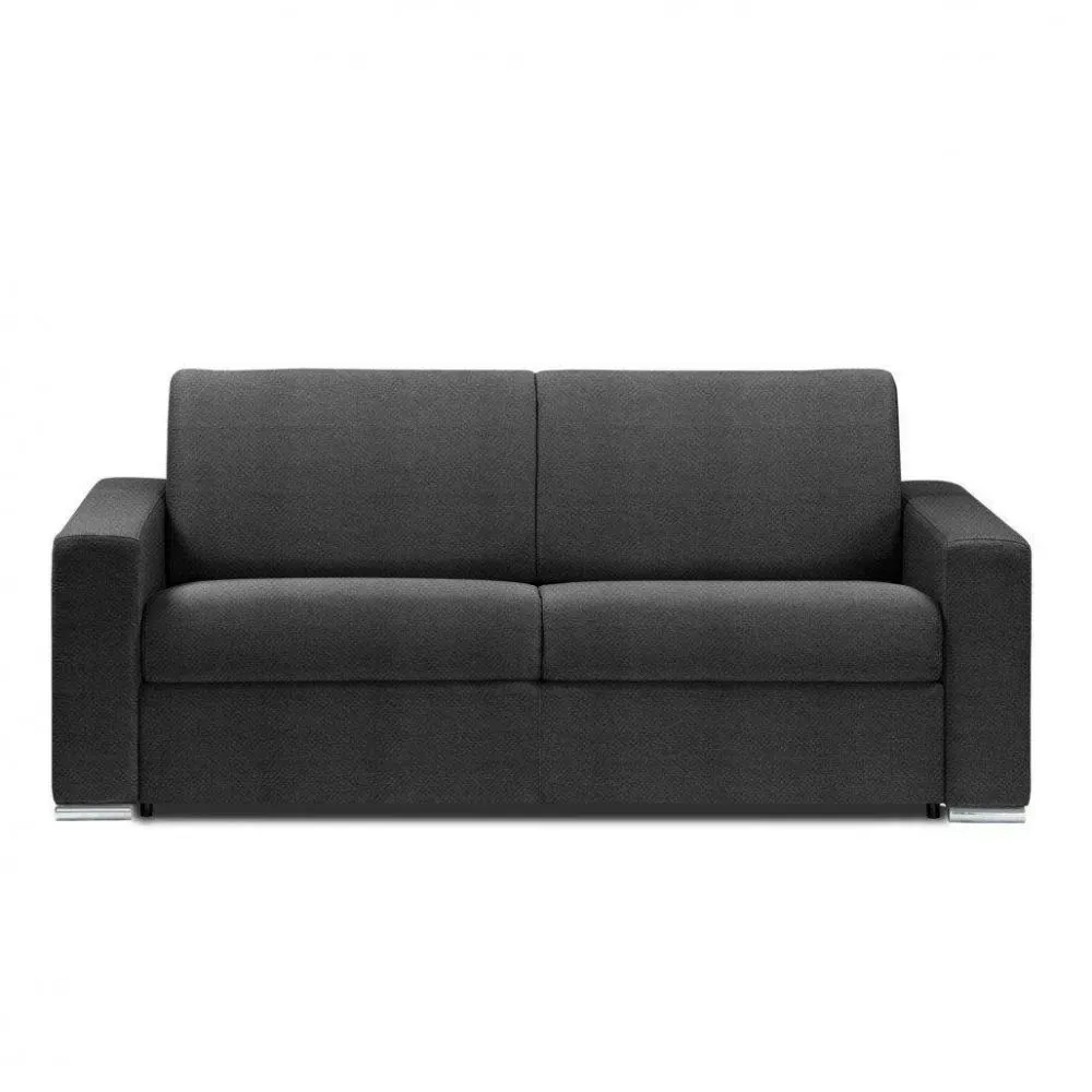 Canapé fixe DREAMER 3 places maxi 215 cm astra velours structuré graphite