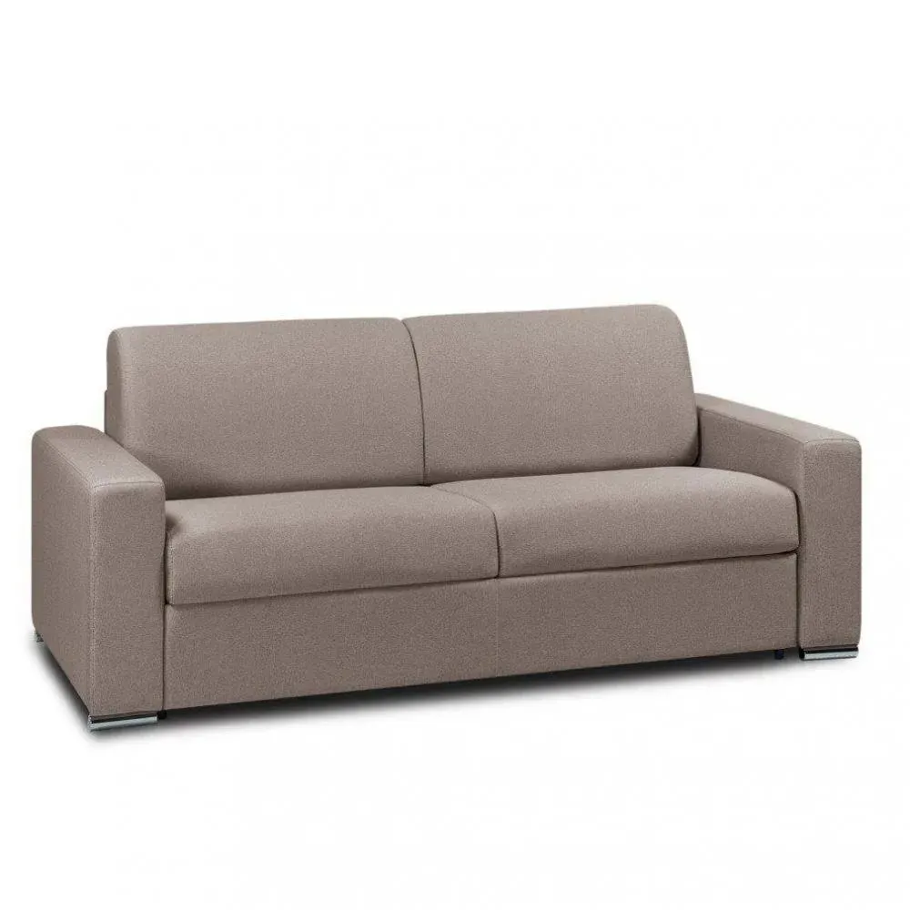 Canapé fixe DREAMER 3 places 195 cm microtweed enjoy lux taupe clair