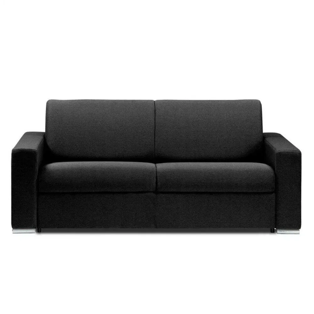 Canapé fixe DREAMER 3 places maxi 215 cm bouclettes loop noir