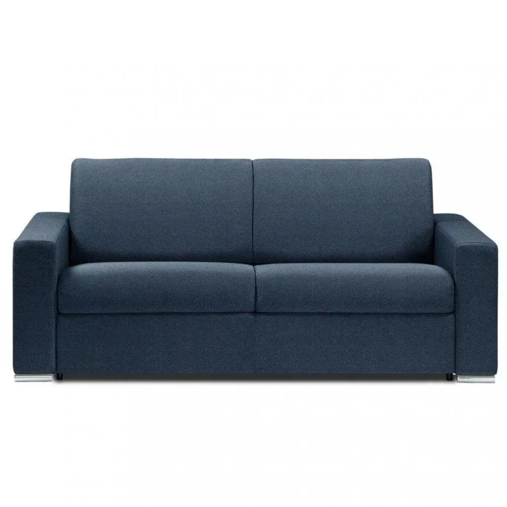 Canapé fixe DREAMER 3 places 195 cm tweed luna bleu marine