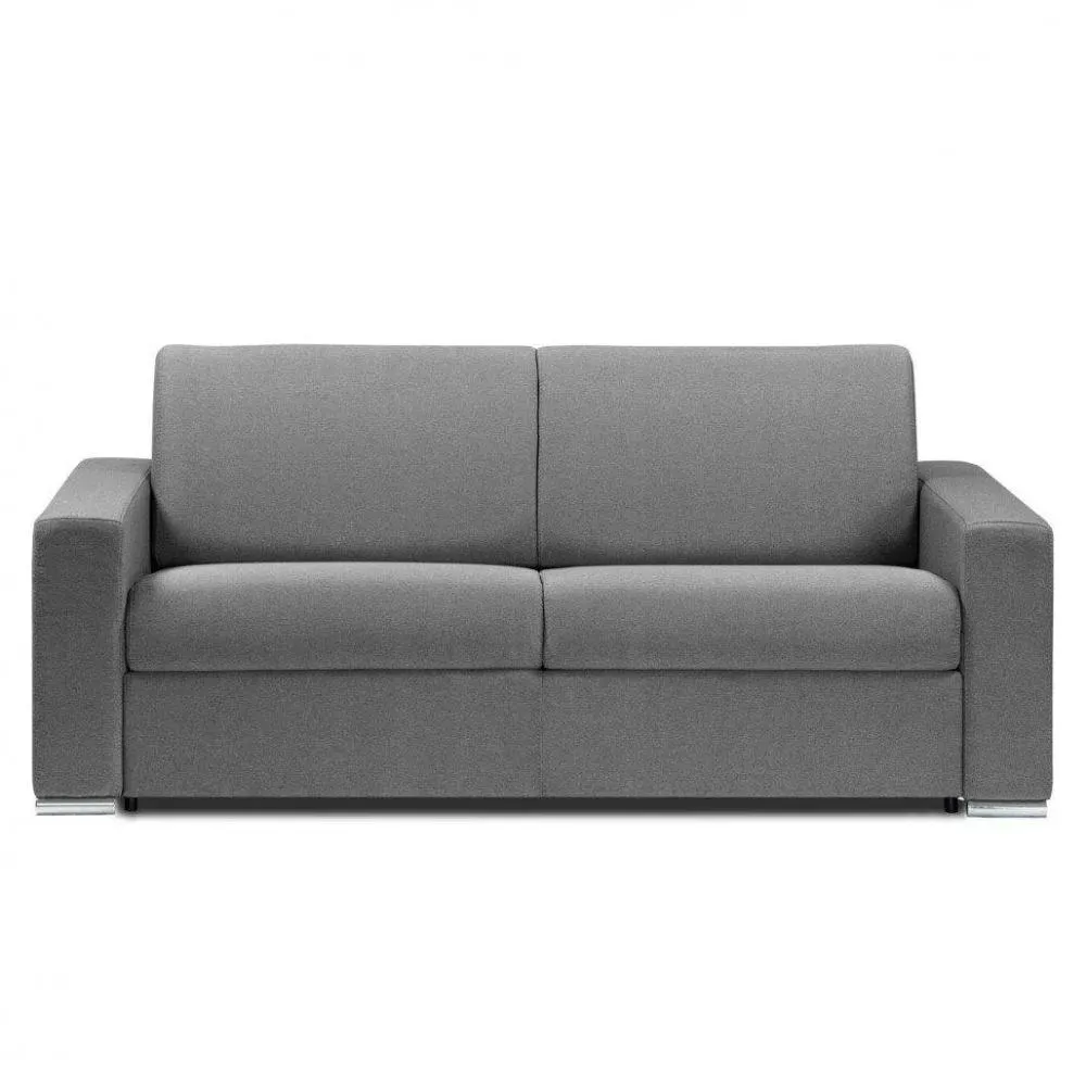 Canapé fixe DREAMER 3 places maxi 215 cm bouclettes loop gris cendre