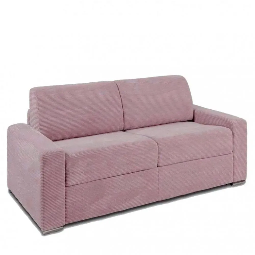 Canapé fixe DREAMER 3 places 195 cm velours côtelé zoom lavande