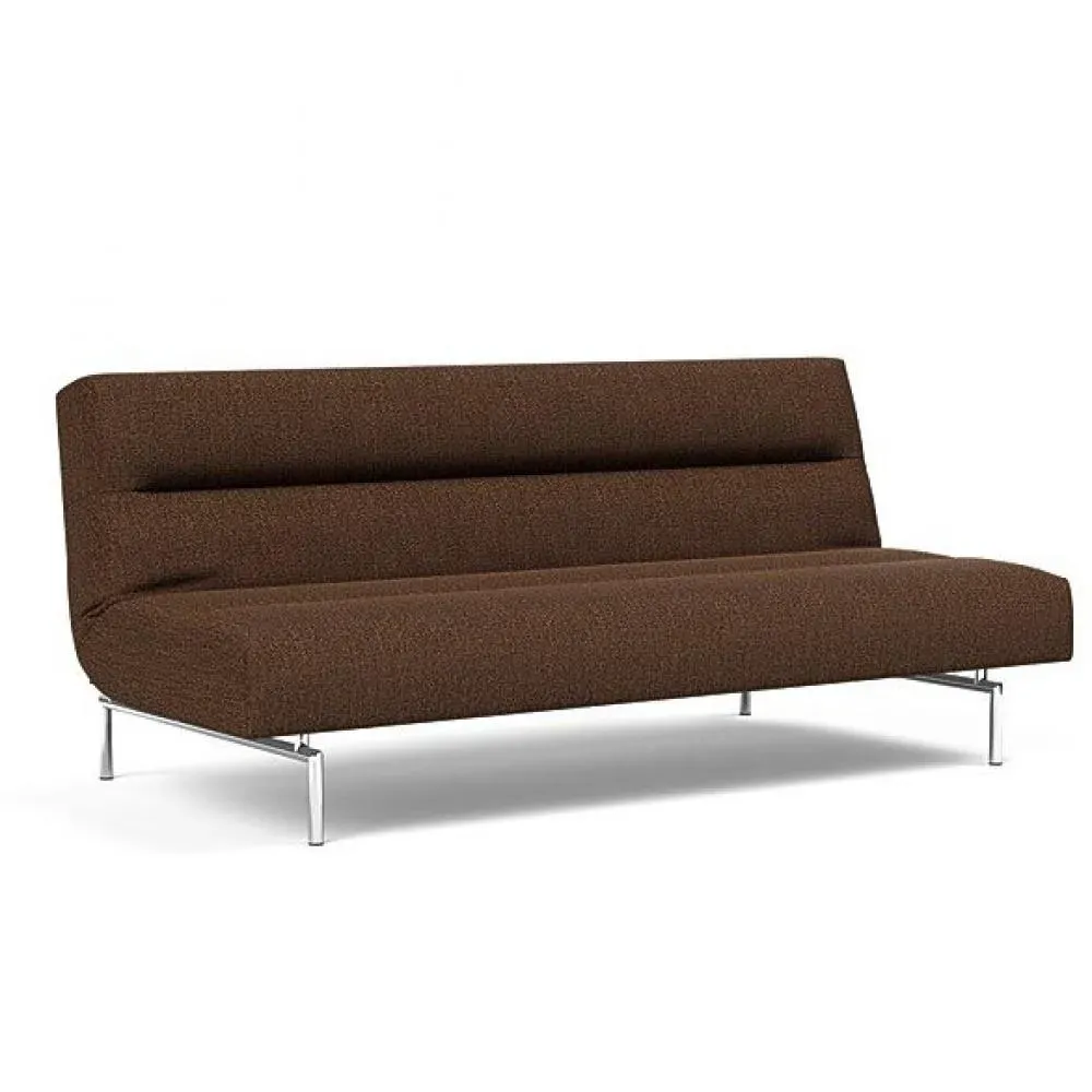 INNOVATION LIVING  Canapé lit JILLIS tissu Taura Cappuccino