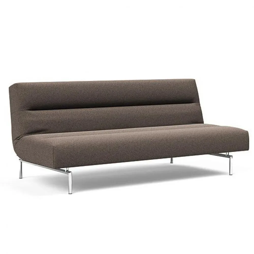 INNOVATION LIVING  Canapé lit JILLIS tissu Bouclé Taupe