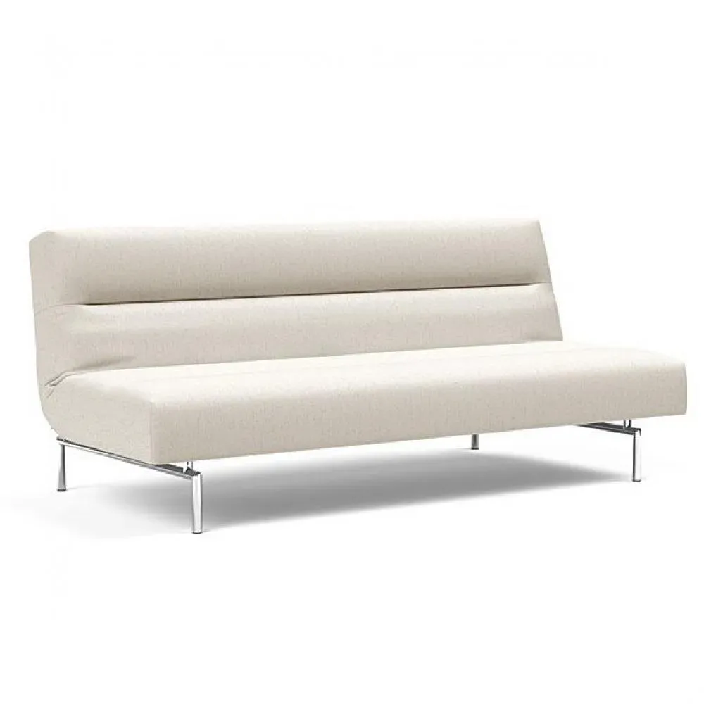 INNOVATION LIVING  Canapé lit JILLIS tissu Bouclé Off White