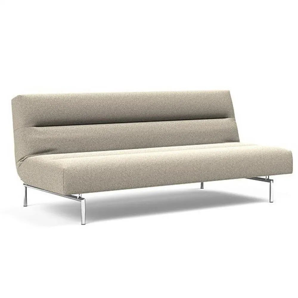 INNOVATION LIVING  Canapé lit JILLIS tissu Bouclé Beige