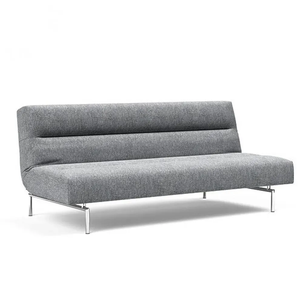 INNOVATION LIVING  Canapé lit JILLIS tissu Twist Granite