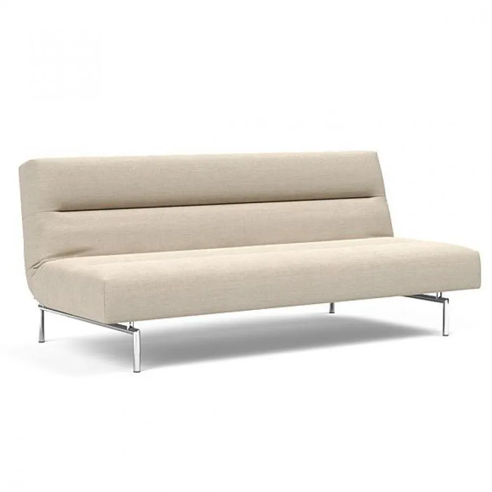 INNOVATION LIVING  Canapé lit JILLIS tissu Phobos Latte