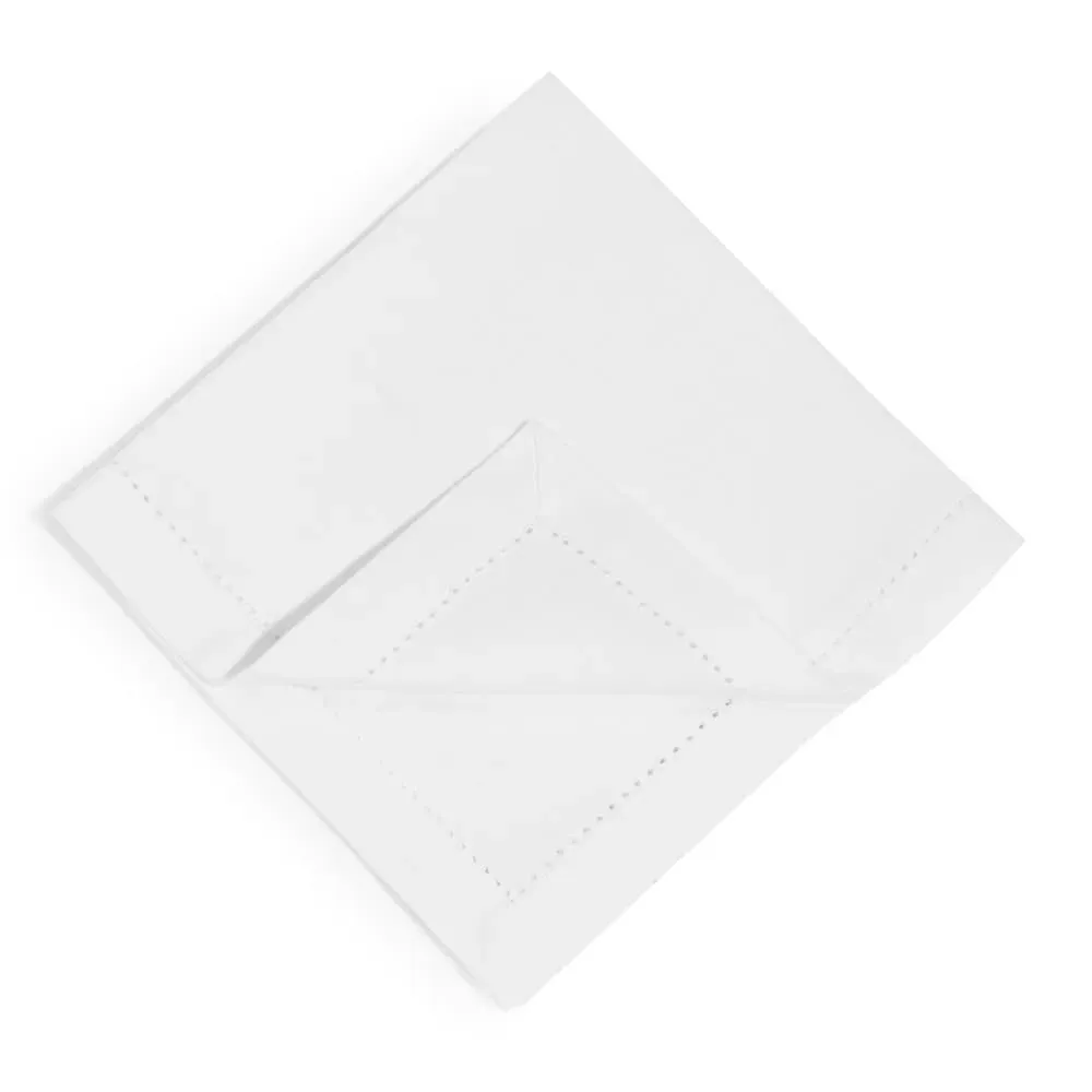 Serviettes en coton biologique écru et jour échelle 40 x 40 cm (x4)