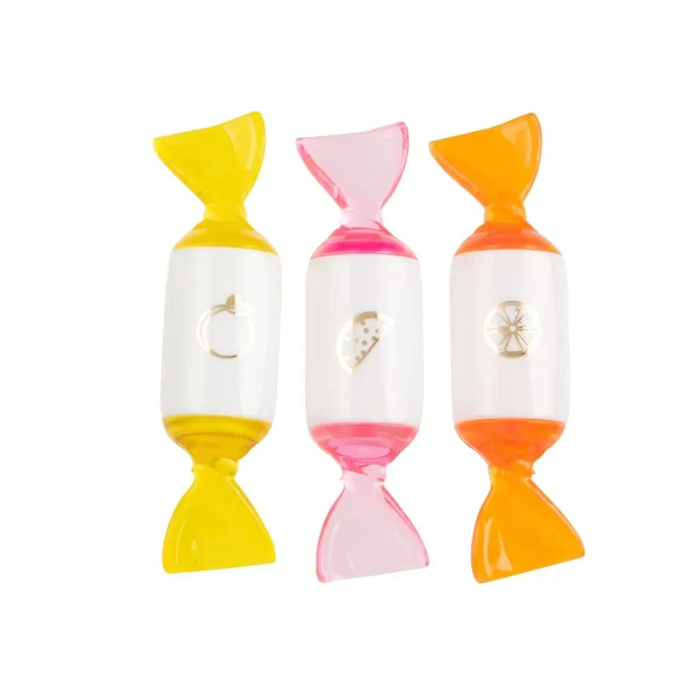 Surligneurs bonbons multicolores (x3)