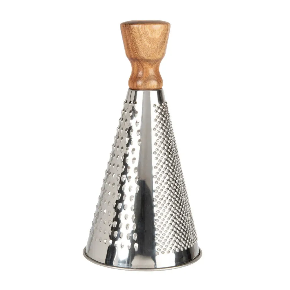 Râpe en acacia et inox