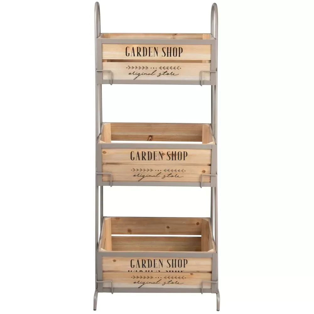 Petit meuble de rangement 3 cagettes