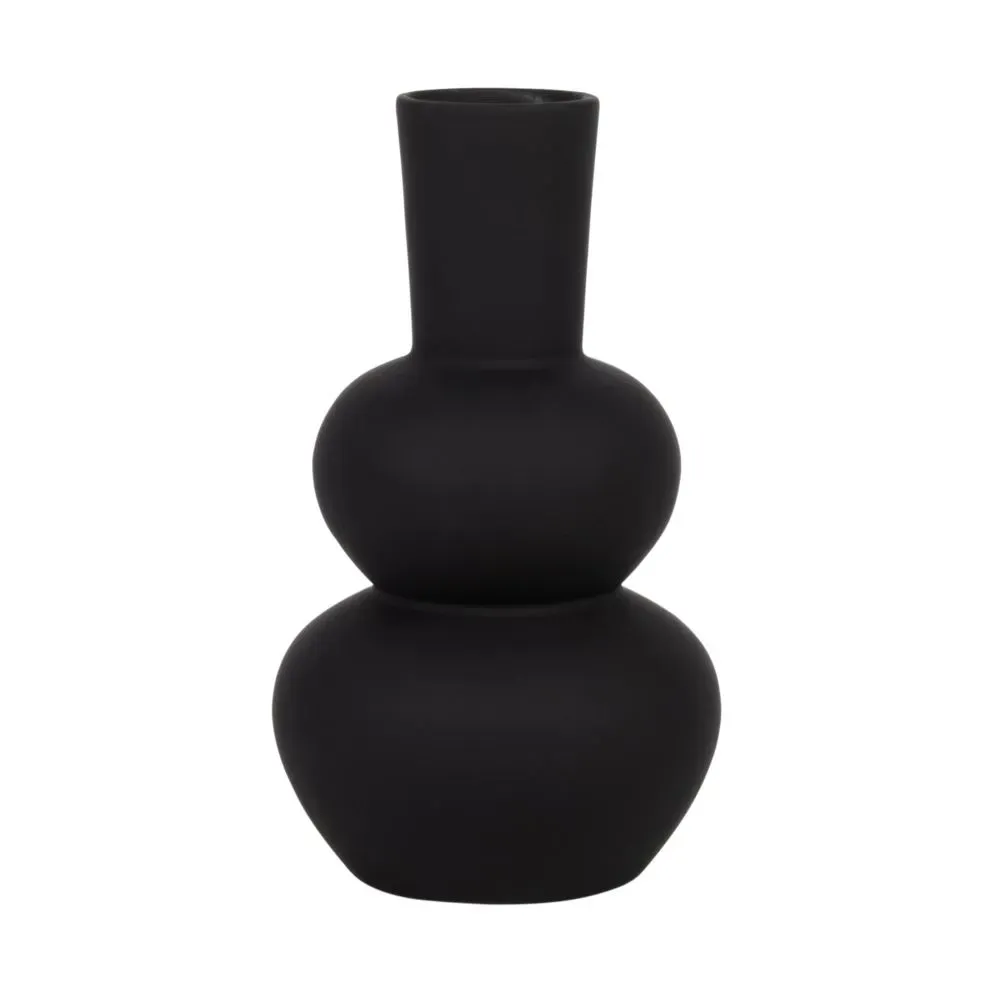 Vase en dolomite noire H20
