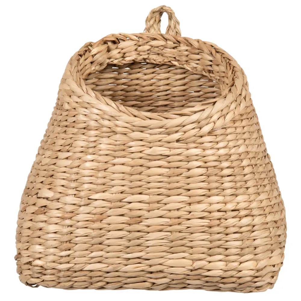 Petit panier à suspendre en fibre végétale