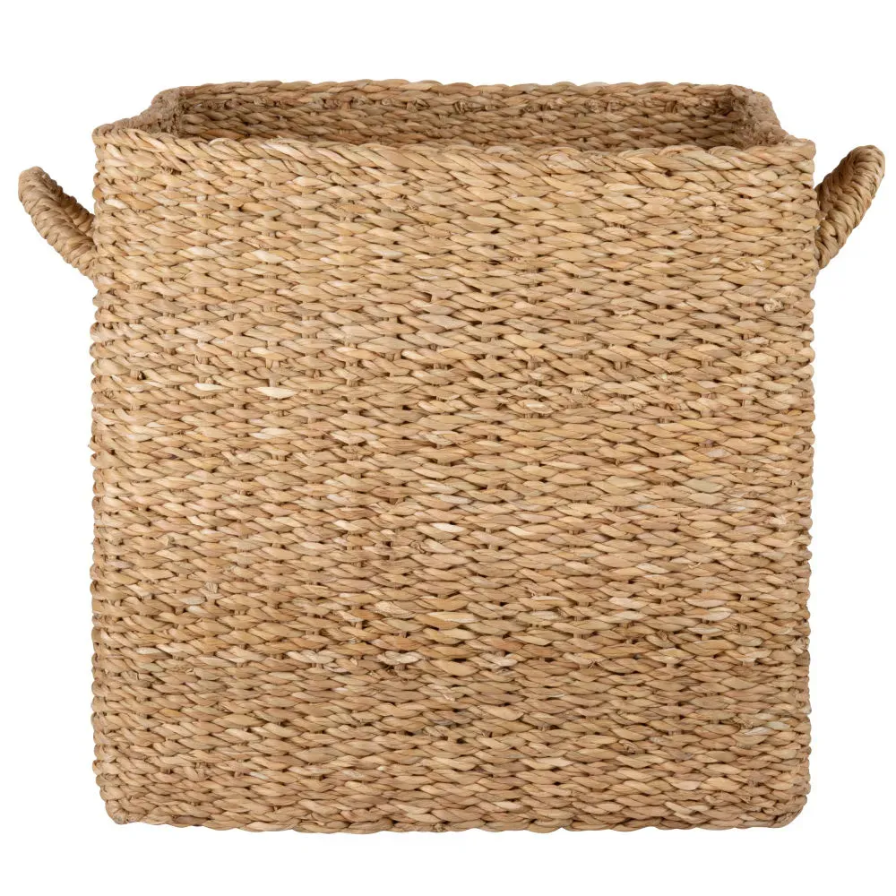 Panier de rangement en fibre végétale