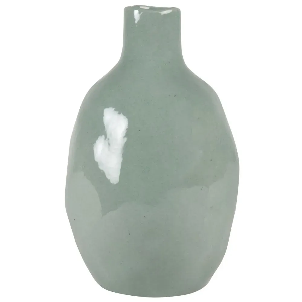 Vase en dolomite verte H30