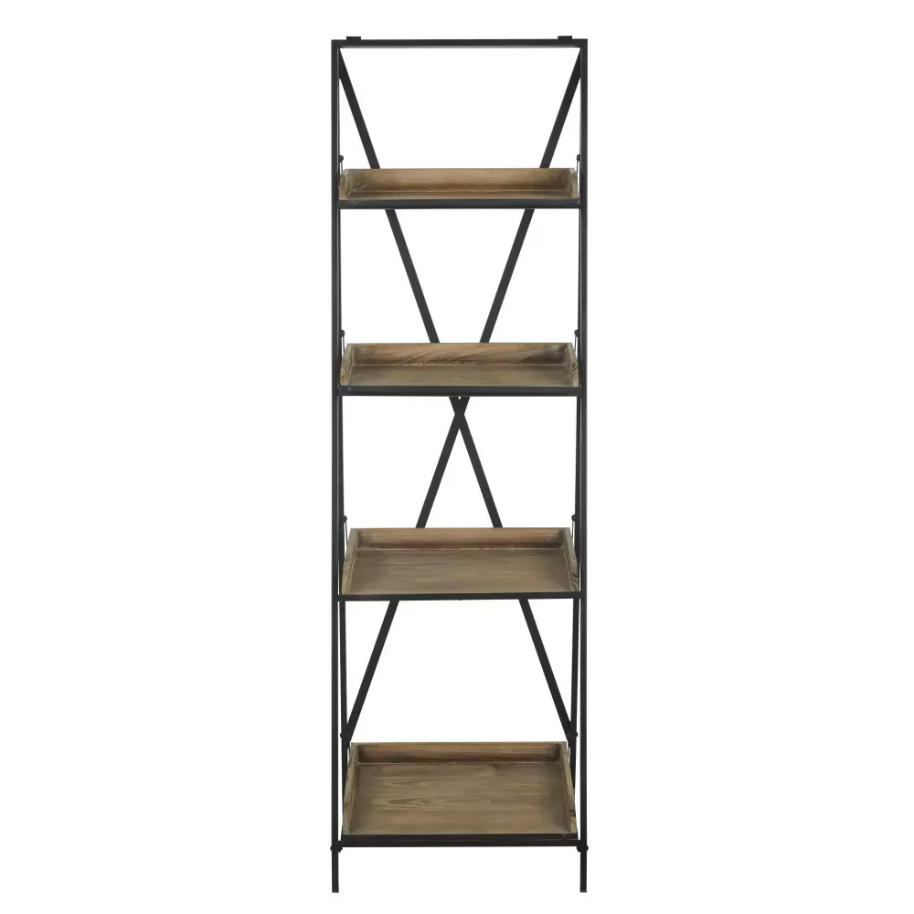 Etagère industrielle métal noir