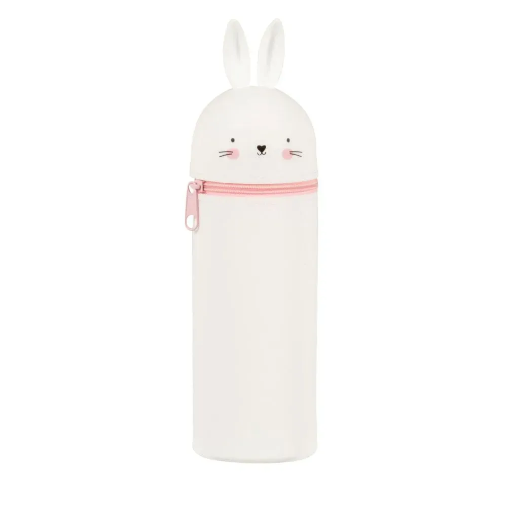 Trousse lapin rose et blanche