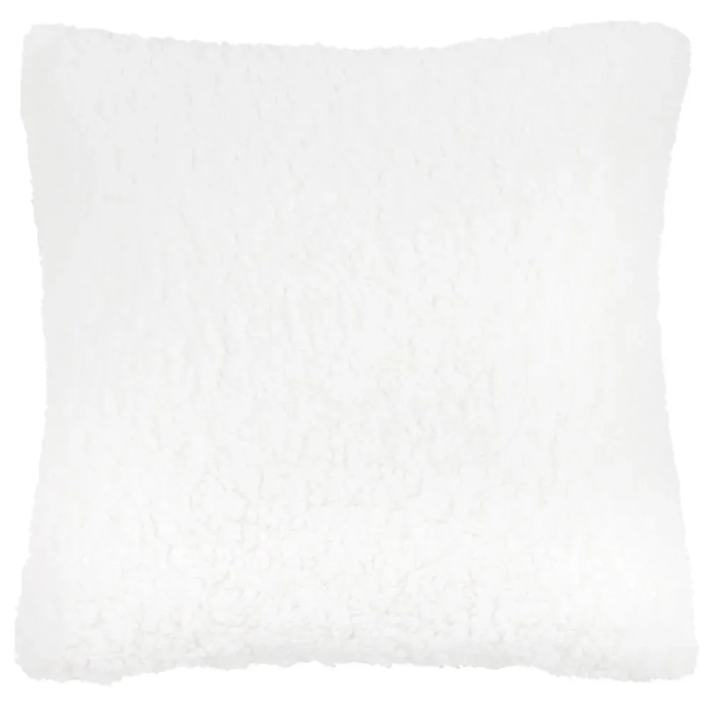 Housse de coussin blanche, 40x40