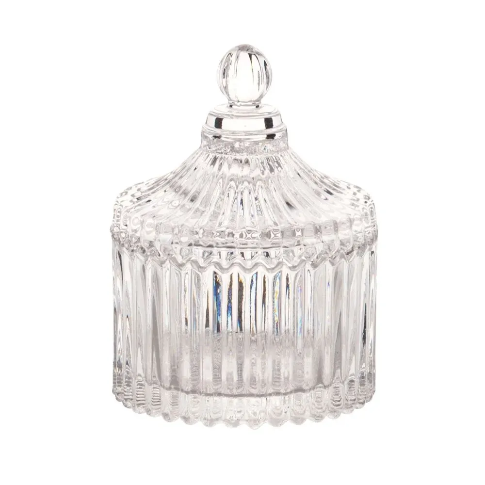 Petite bonbonnière en verre classique