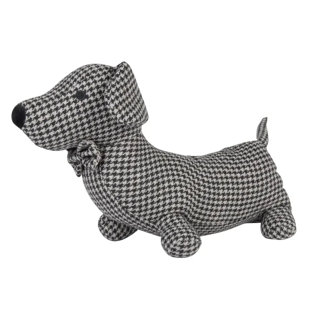 Cale-porte chien imprimé pied de poule