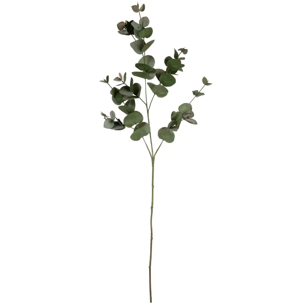 Tige d'eucalyptus artificielle verte