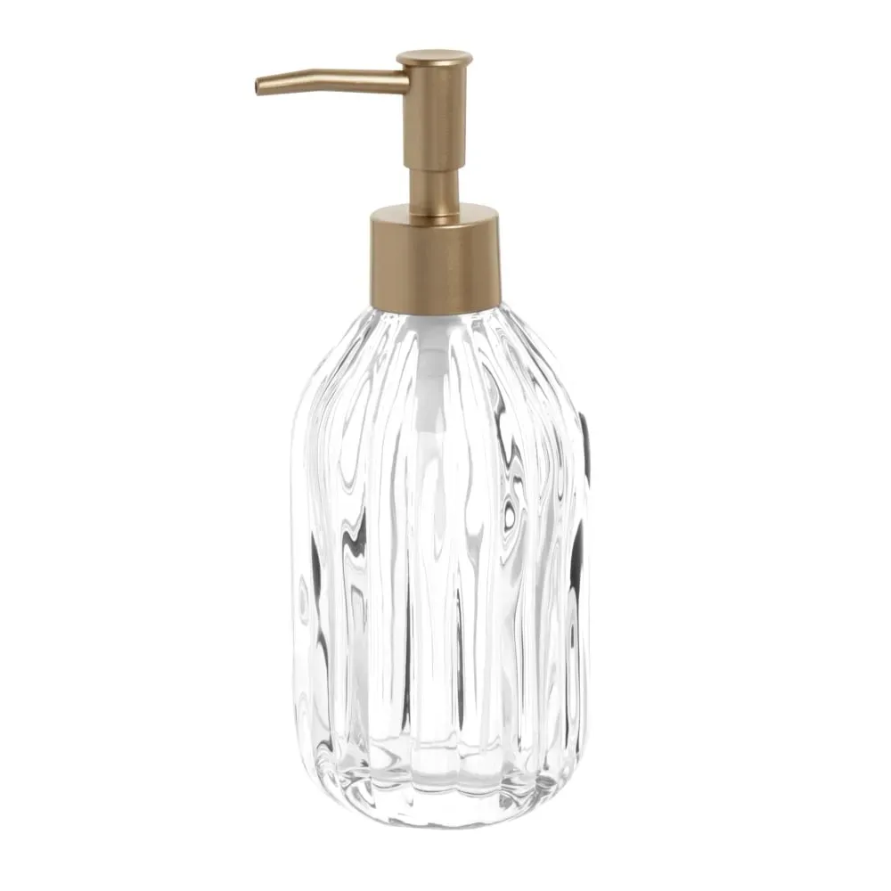 Distributeur de savon en verre transparent