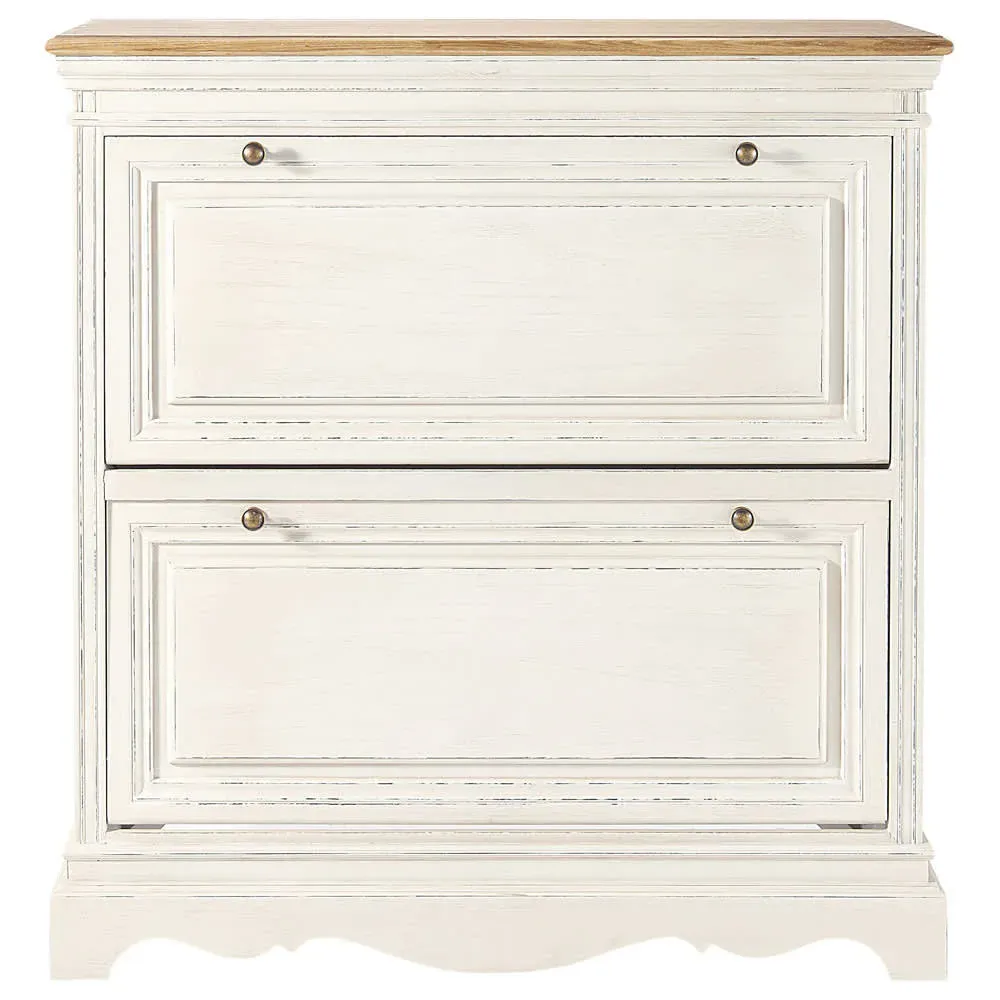 Meuble à chaussures crème