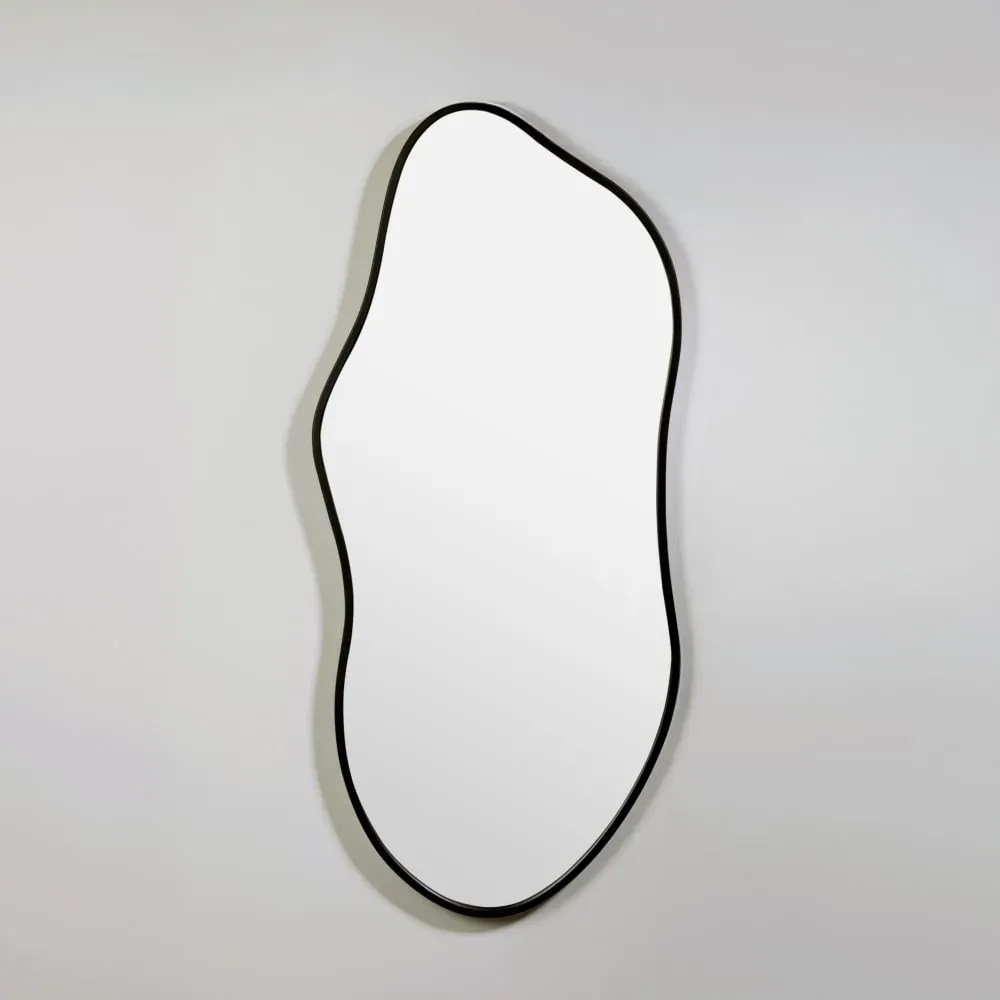 Miroir organique en fonte noire 45x100