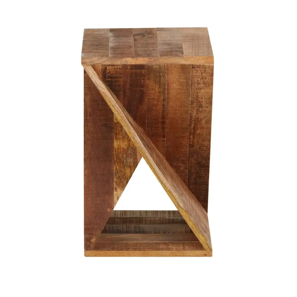 Bout de canapé en bois de manguier