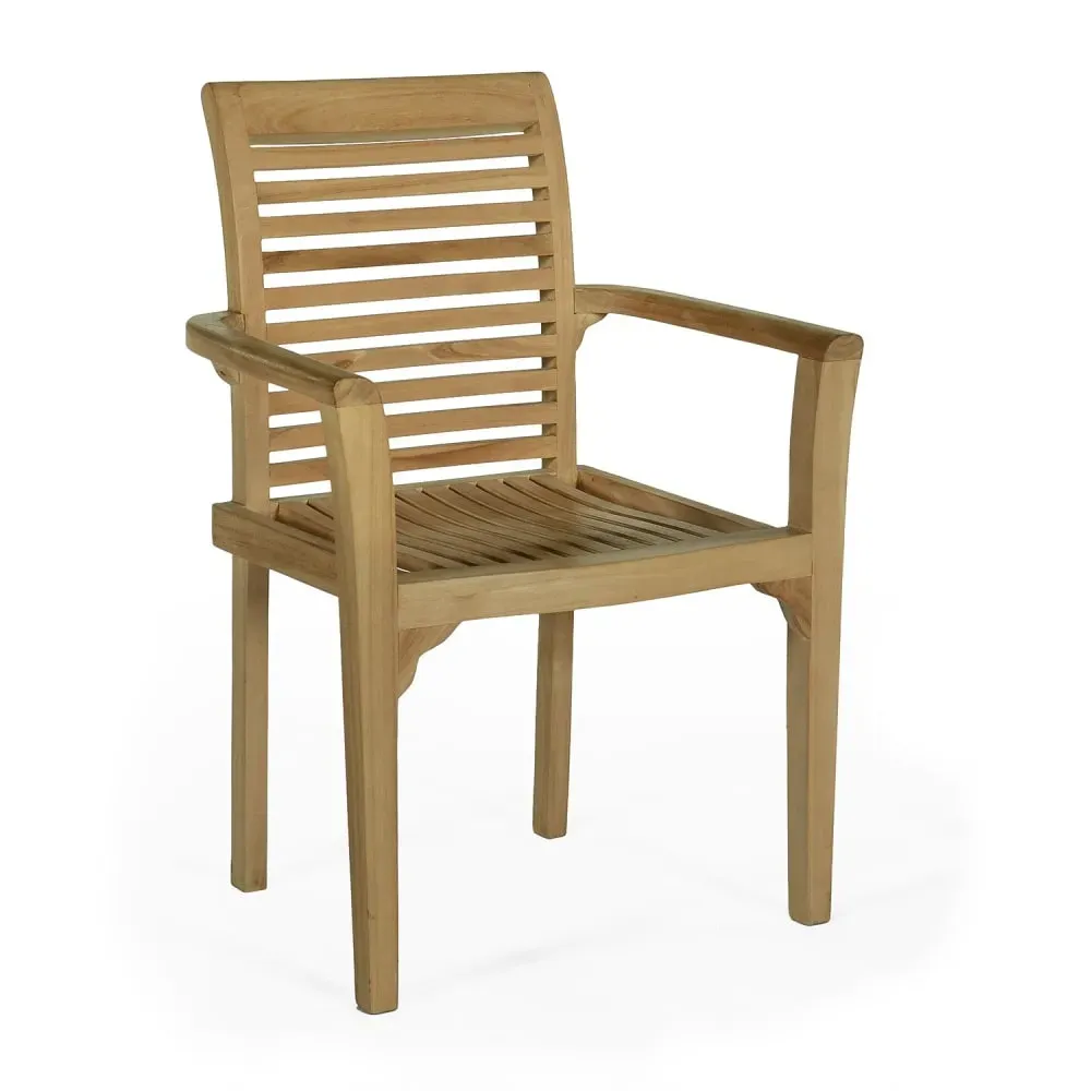 Fauteuil de jardin en teck massif