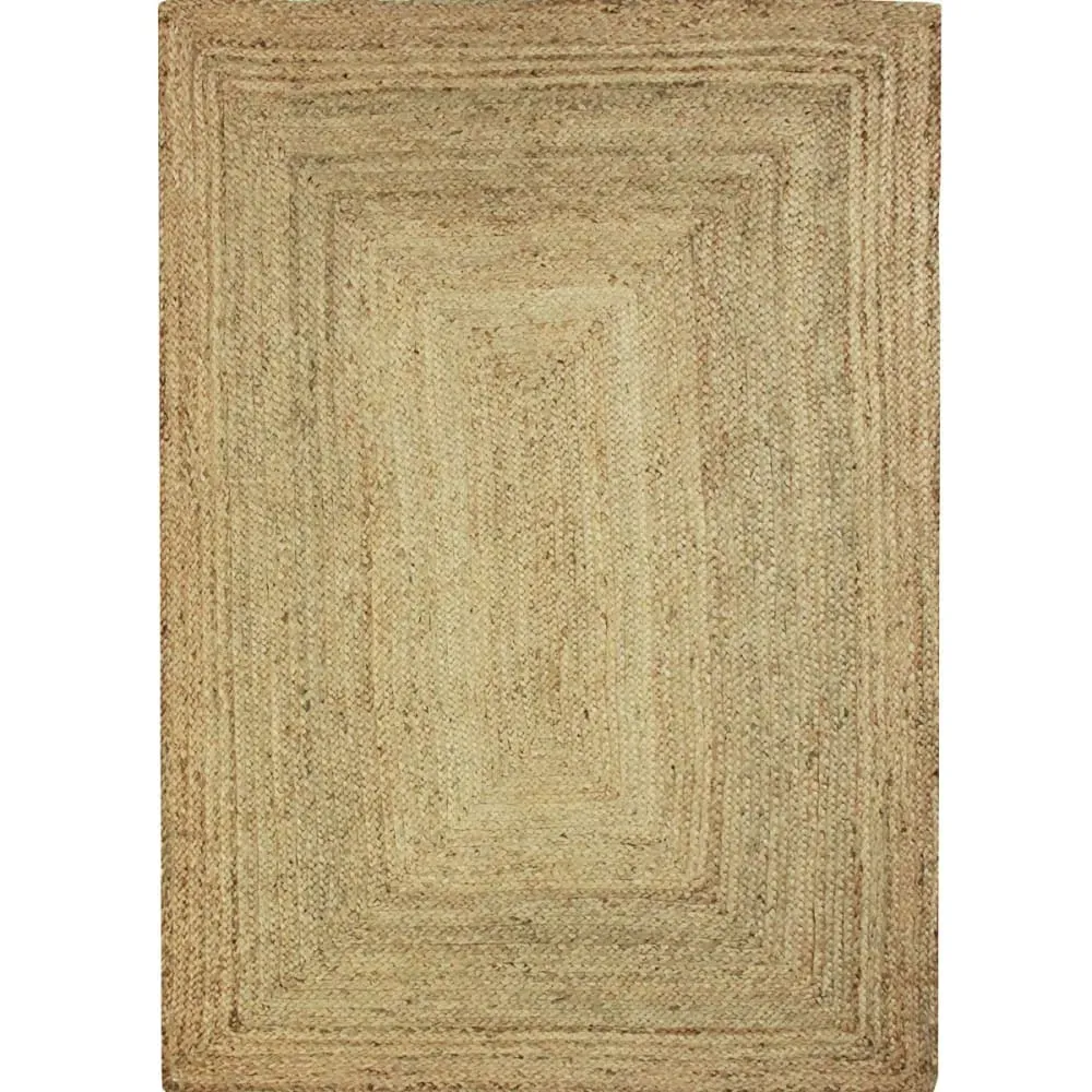 Tapis en jute tressé naturel artisanal 160x230