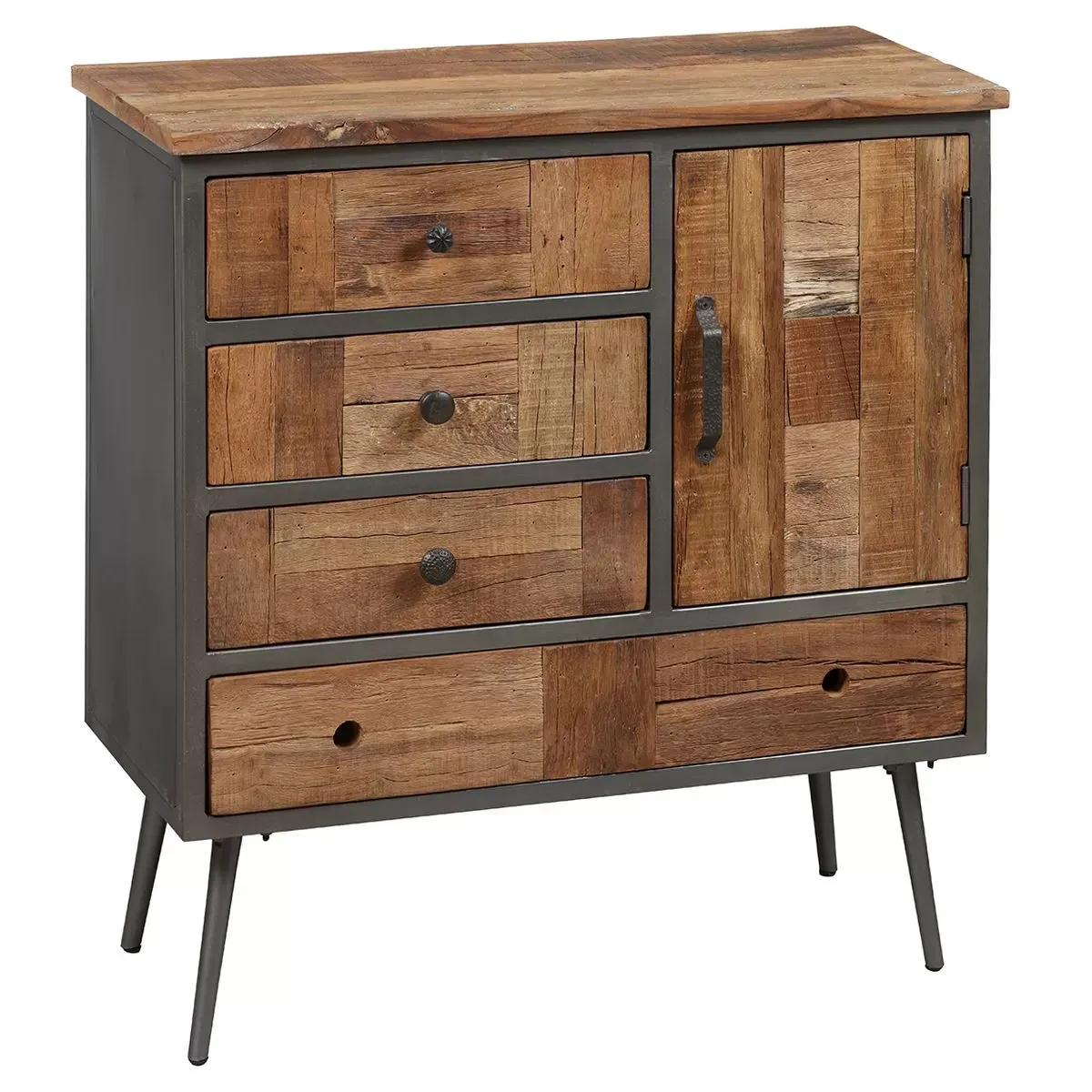 Meuble  d'entrée 1 porte 4 tiroirs