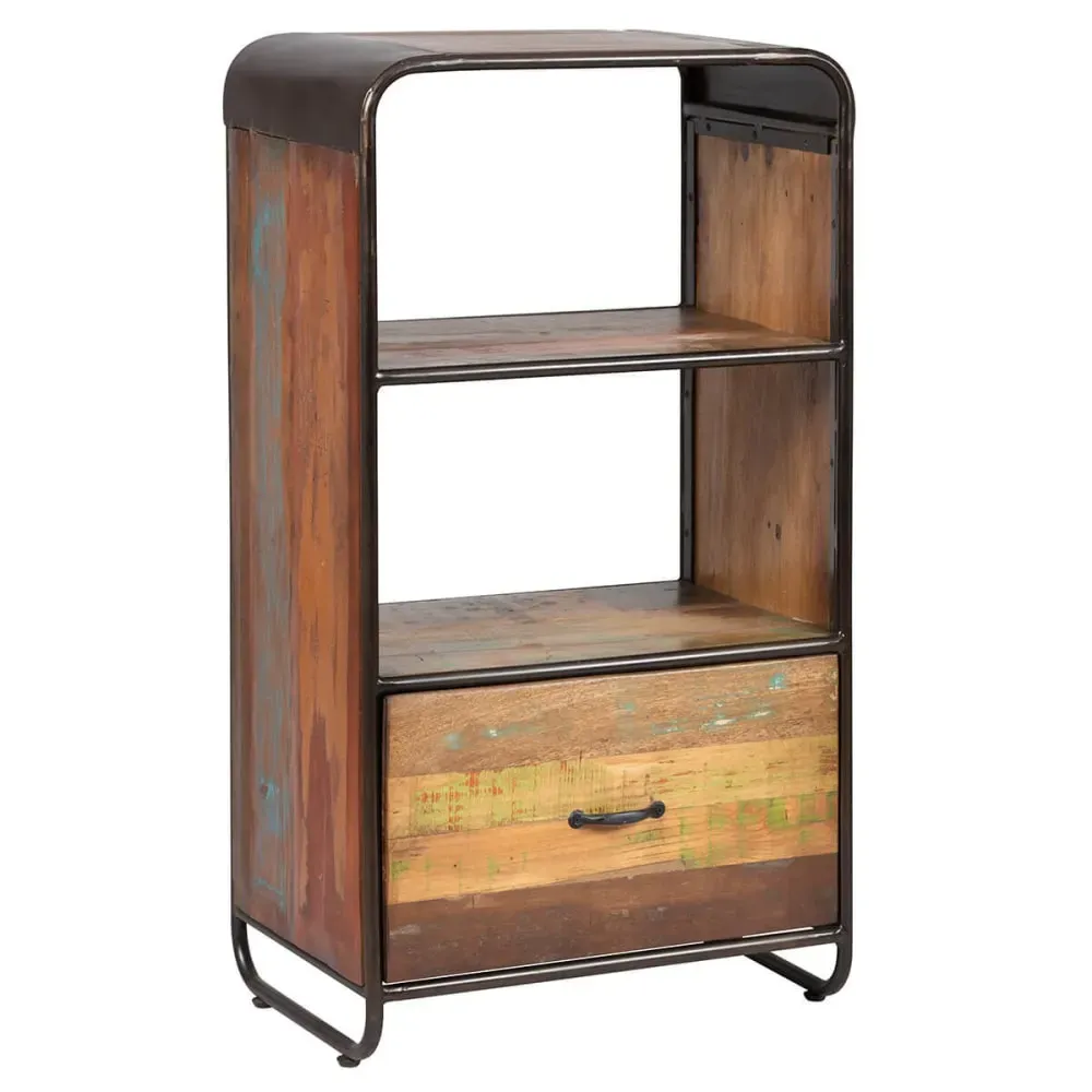 Meuble  de rangement 1 tiroir aspect vieilli