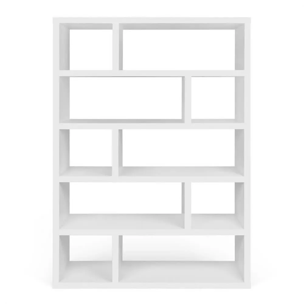 Bibliothèque effet bois blanc