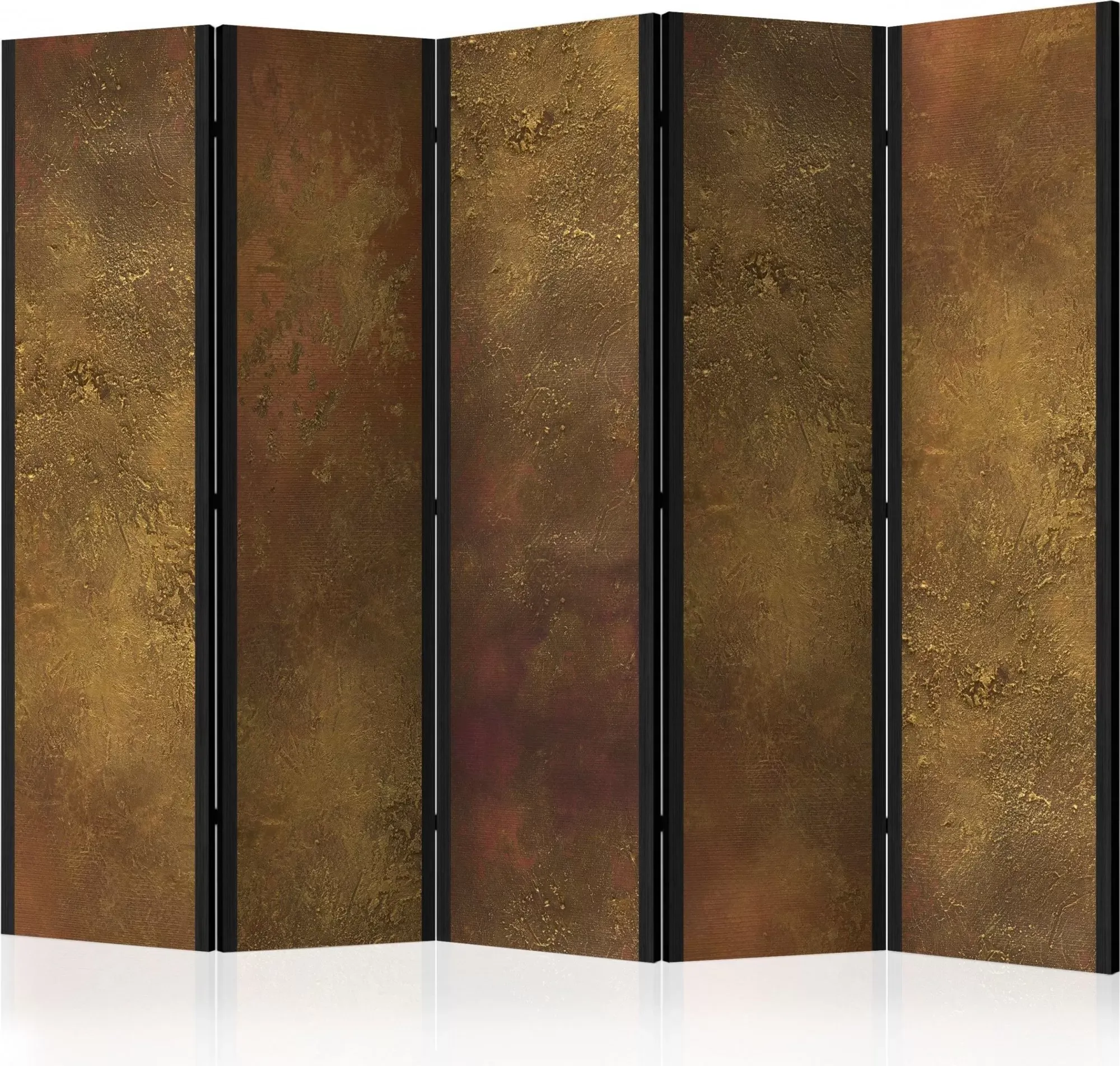 Paravent trompe l'œil Toile intissée Marron