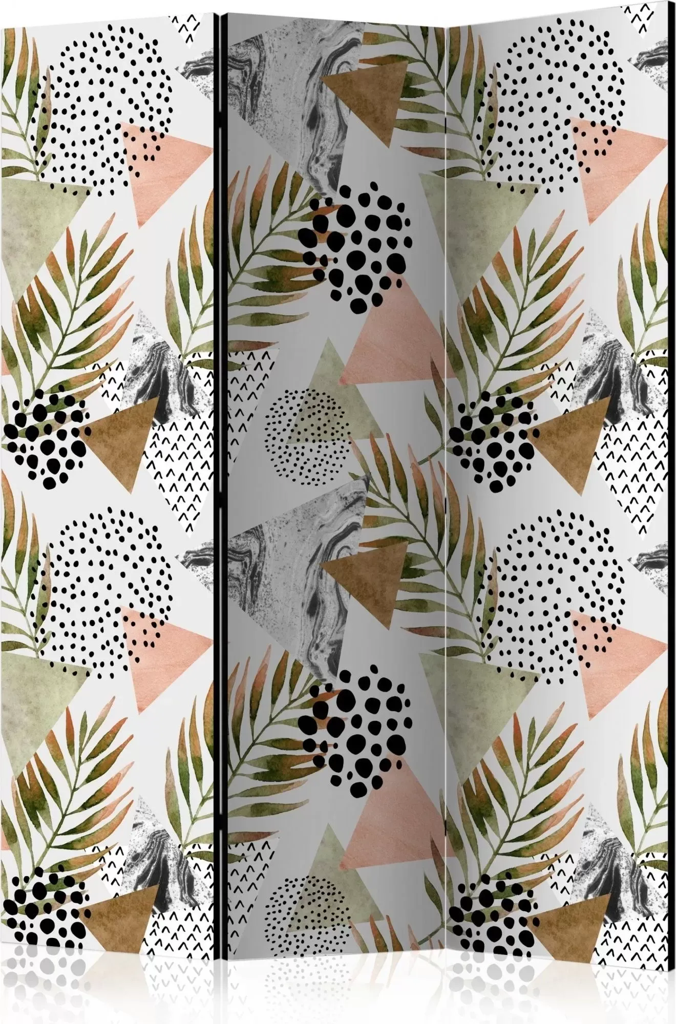 Paravent Vintage Toile intissée Rose