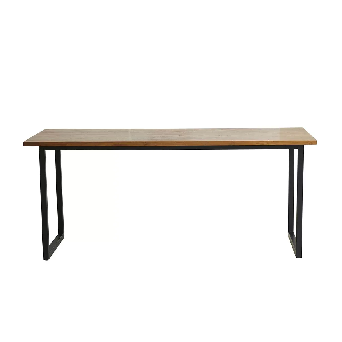 Table en teck massif et métal 8 pers.