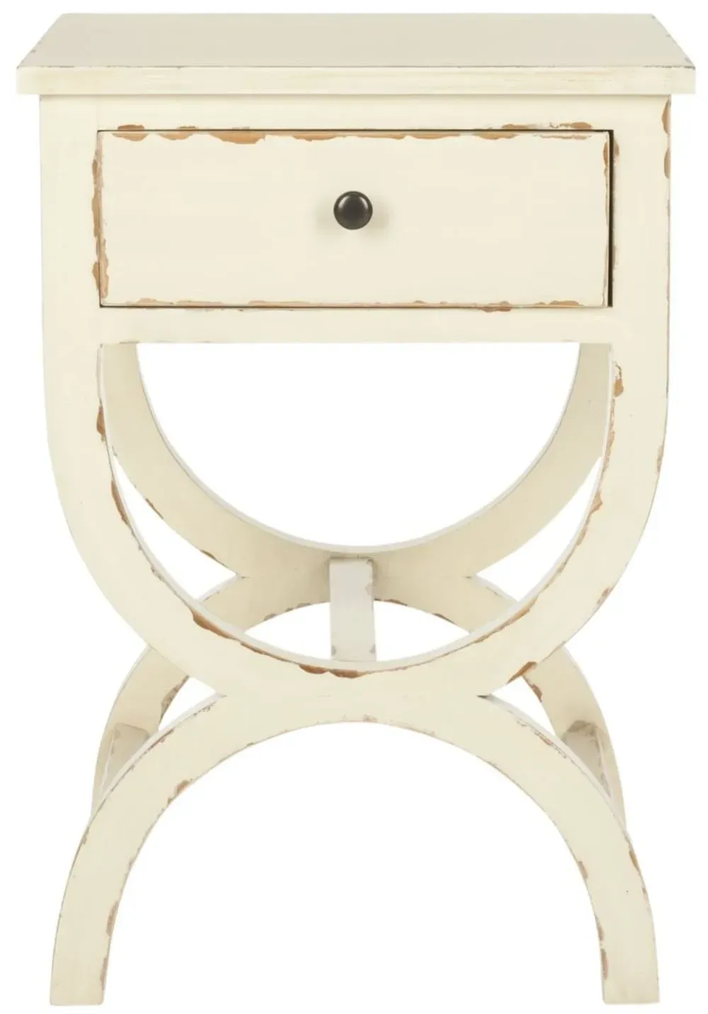 Table d'appoint en peuplier blanc