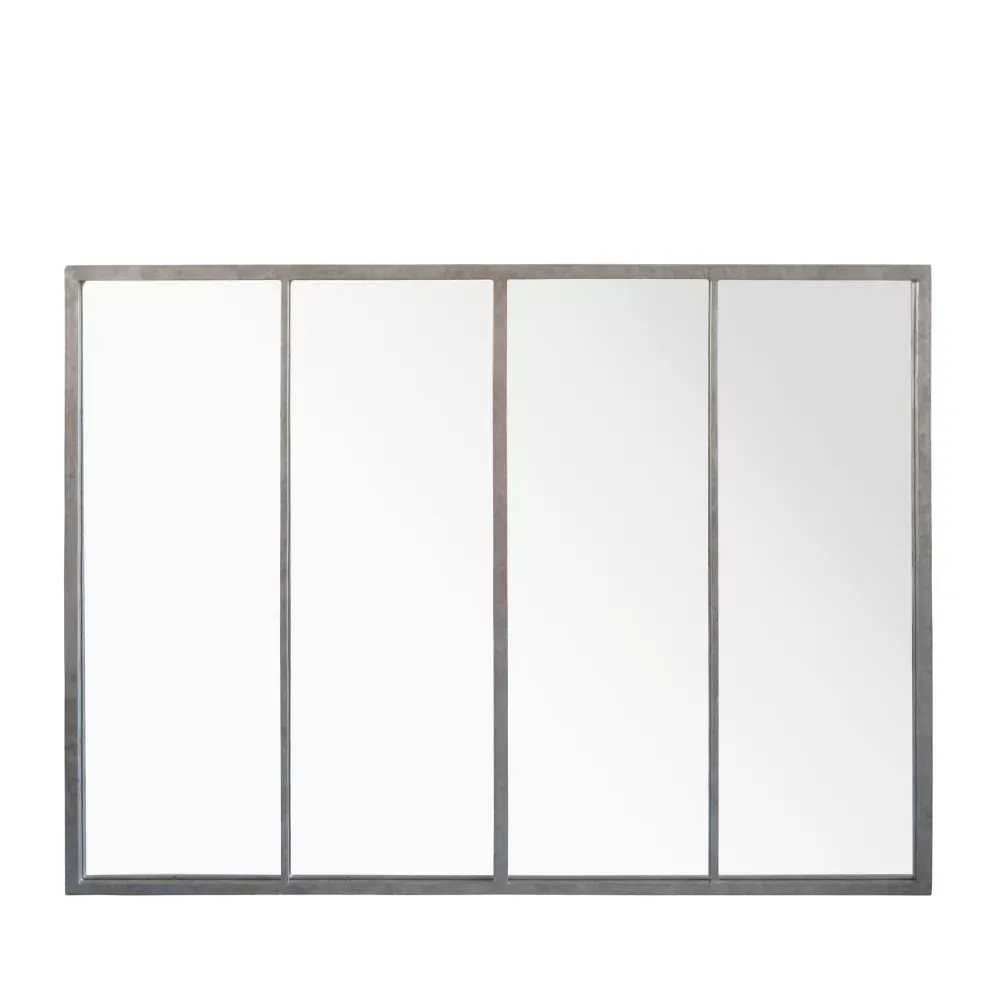 Miroir atelier verrière 90x120 - Argent