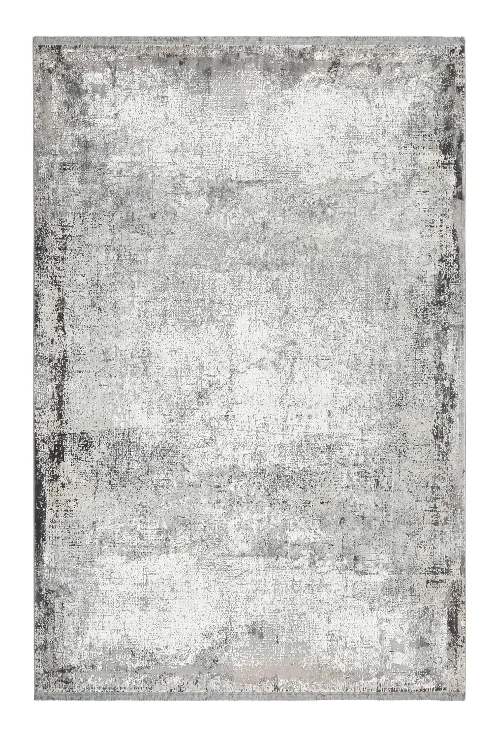 Tapis tissé fin Vintage beige gris pour salon, chambre 340x240