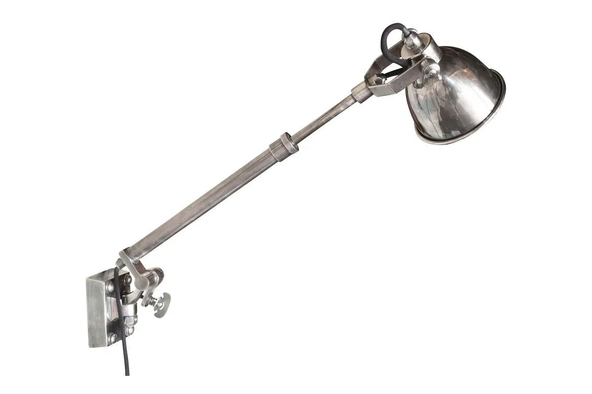 Applique téléscopique en métal argenté