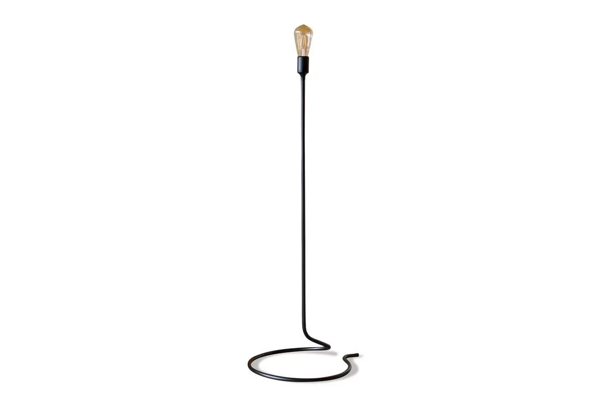 Liseuse filiforme en métal noir