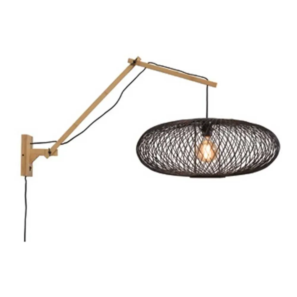 Applique en bambou noir L105cm