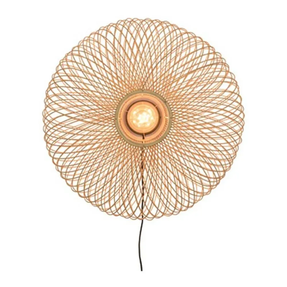 Applique murale en bambou naturel D60