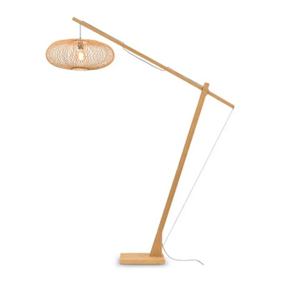 Lampadaire en bambou naturel H207cm