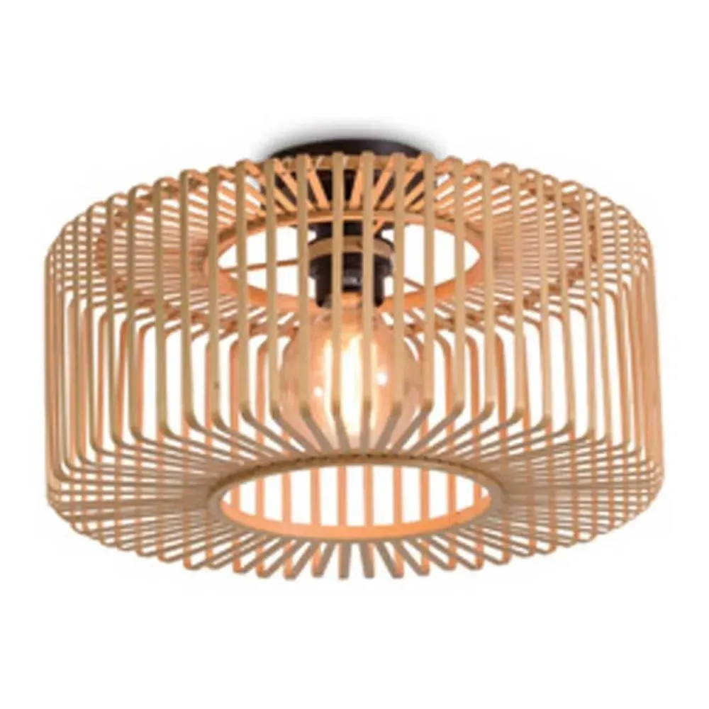 Plafonnier en bambou naturel D40